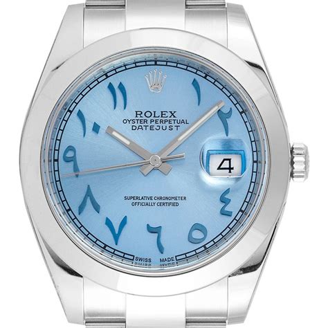 rolex datejust arabic dial rose|Rolex arabic dial price.